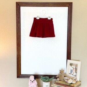 Crazy 8 EUC 2011 Red Corduroy Pleated Skirt Size 4